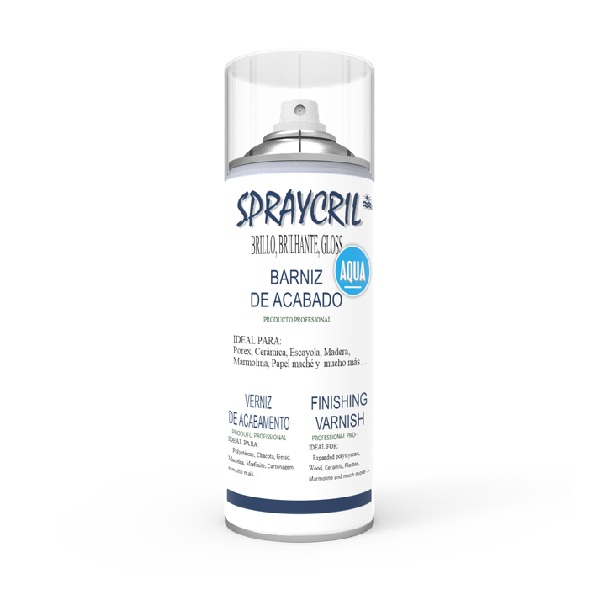 Spraycril Aqua Barniz Brillo