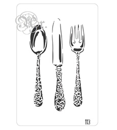 [848113.0] Stencil 20*30 Cm. 113 Cubiertos