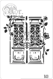 [848140.0] Stencil 20*30 Cm. 140 Puertas