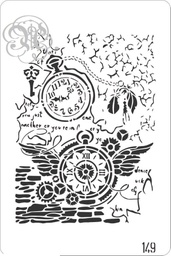 [848149.0] Stencil 20*30 Cm. 149 Relojes