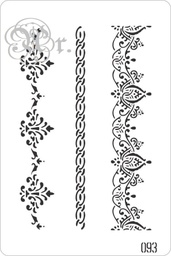 [848093.0] Stencil 20*30 Cm. 093 Cenefas