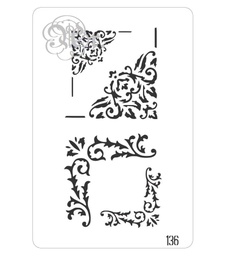 [848136.0] Stencil 20*30 Cm. 136 Cantoneras