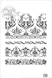 [848139.0] Stencil 20*30 Cm. 139 Cenefas